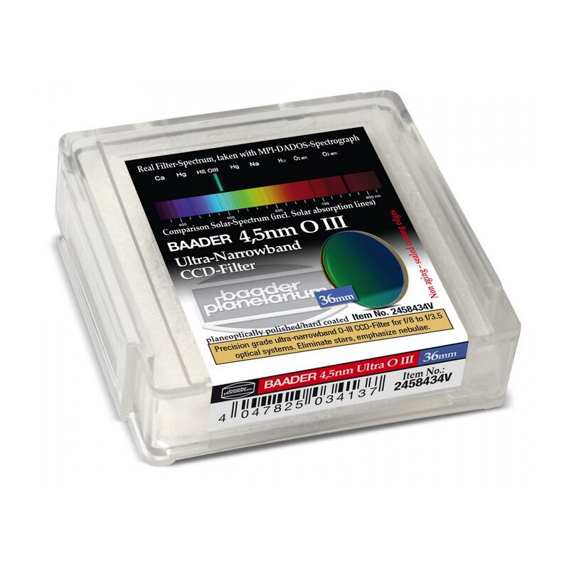 Baader Filtre Ultra-Narrowband 4.5nm OIII Filtru CCD 36mm