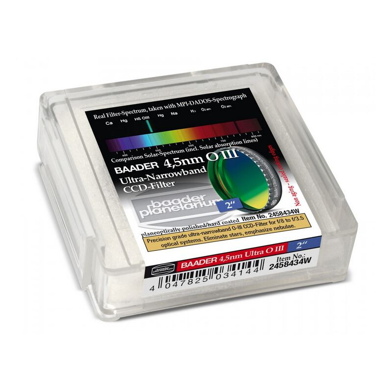 Baader Filtre Filtru Ultra-Narrowband 4.5nm OIII 2"
