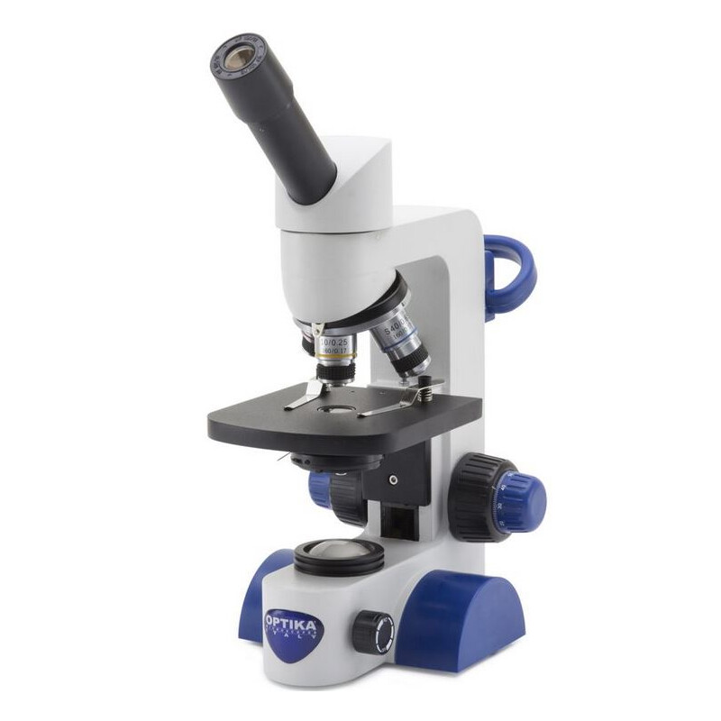 Optika Microscop B-61, mono, 40-400x, LED, Akku