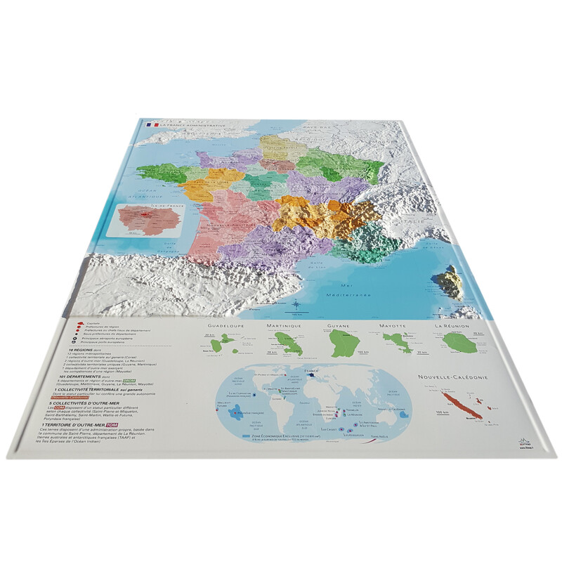 3Dmap Harta La France Administrative