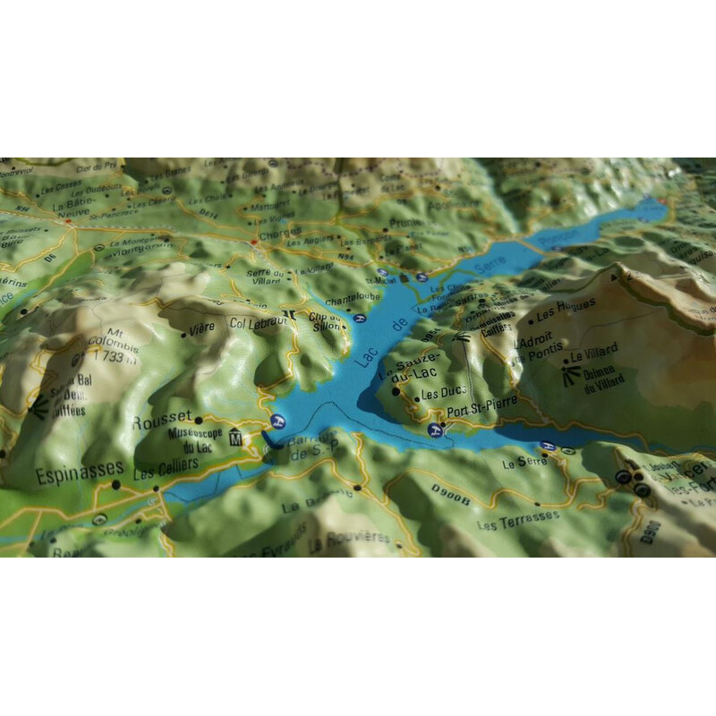 3Dmap Harta regionala Le Massif des Ecrins