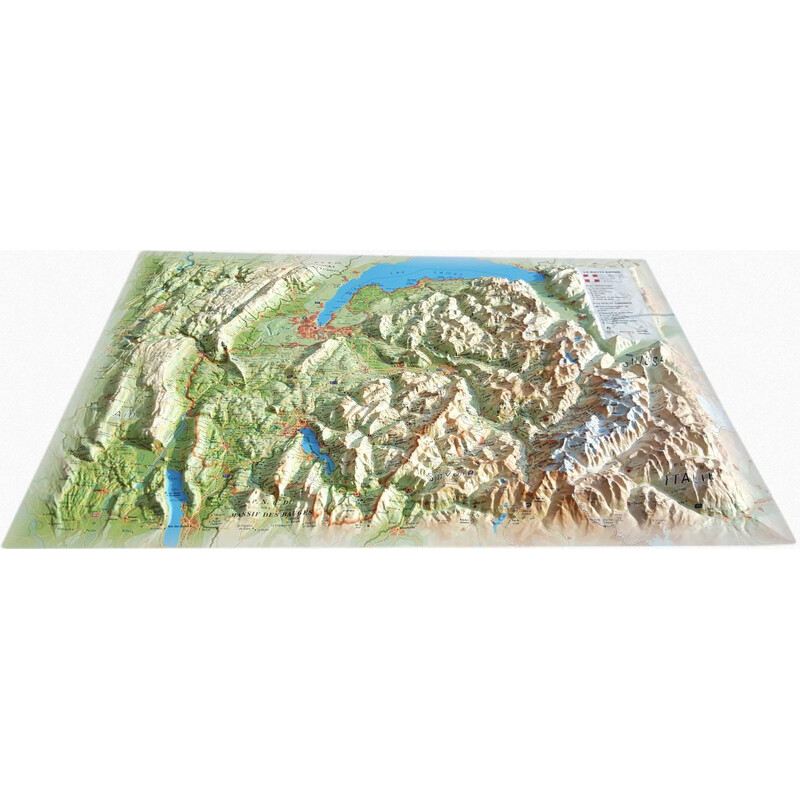 3Dmap Harta regionala La Haute Savoie