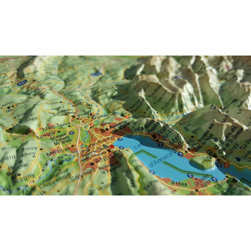 3Dmap Harta regionala La Haute Savoie