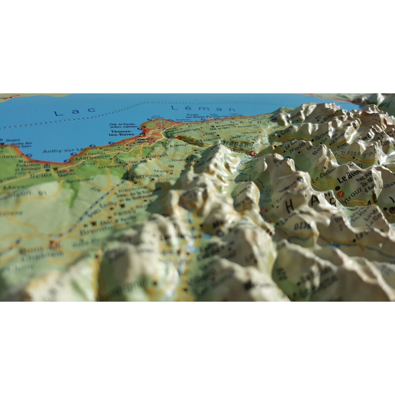 3Dmap Harta regionala La Haute Savoie