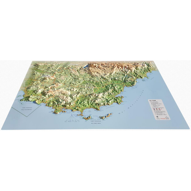 3Dmap Harta regionala Le Var