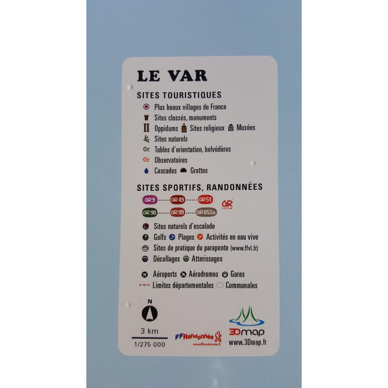 3Dmap Harta regionala Le Var