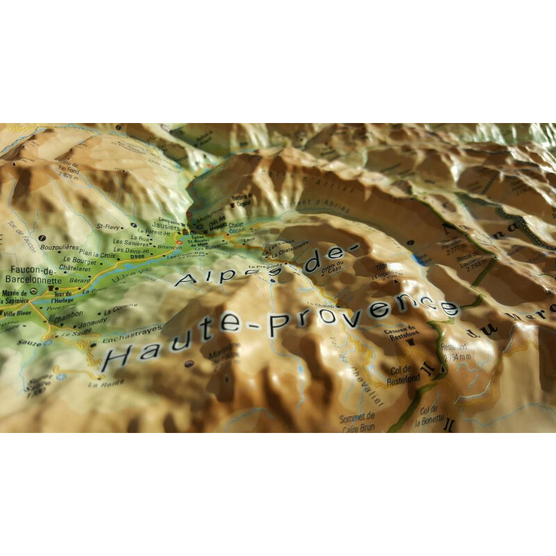 3Dmap Harta regionala Queyras-Ubaye