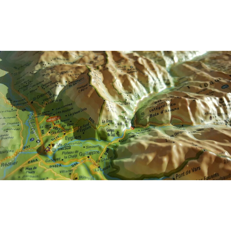 3Dmap Harta regionala Queyras-Ubaye