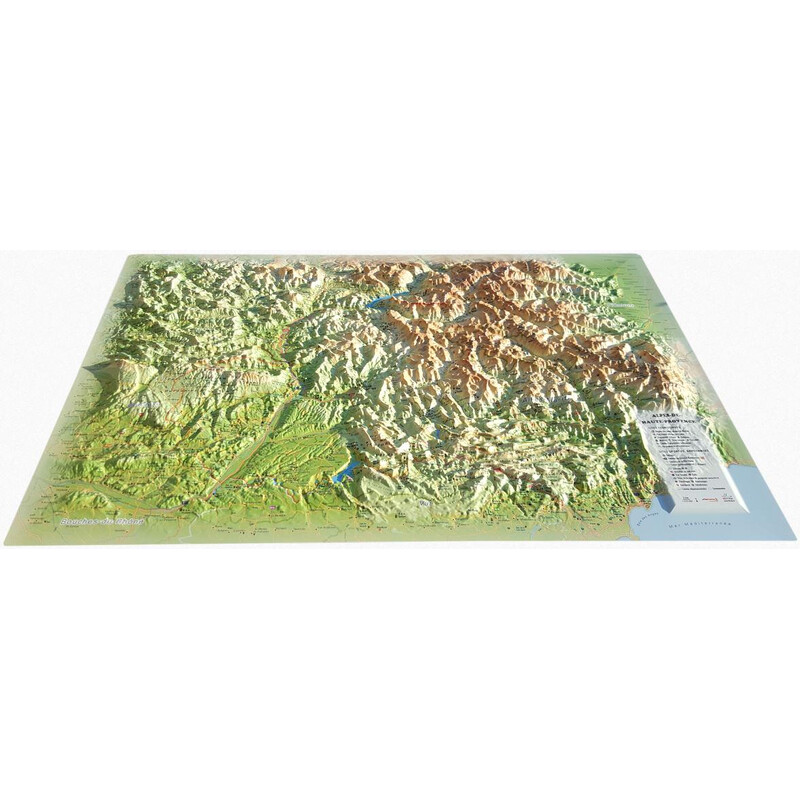 3Dmap Harta regionala Les Alpes-de-Hautes- Provence
