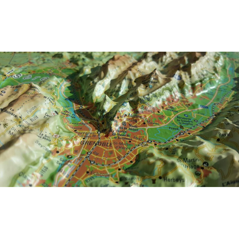 3Dmap Harta regionala Vercors-Chartreuse