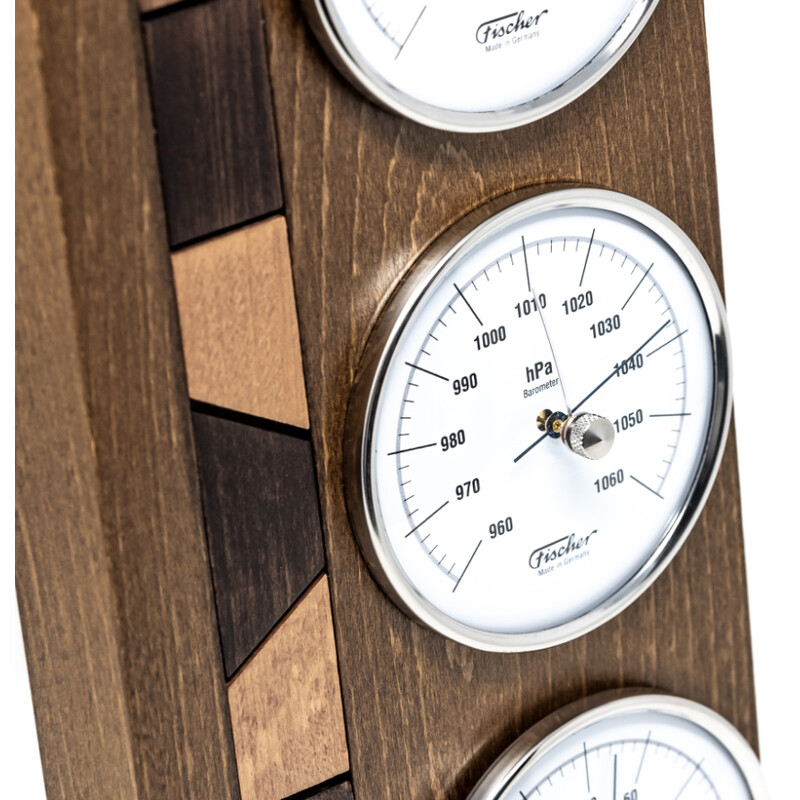 Fischer Statie meteo stejar rustic din lemn real