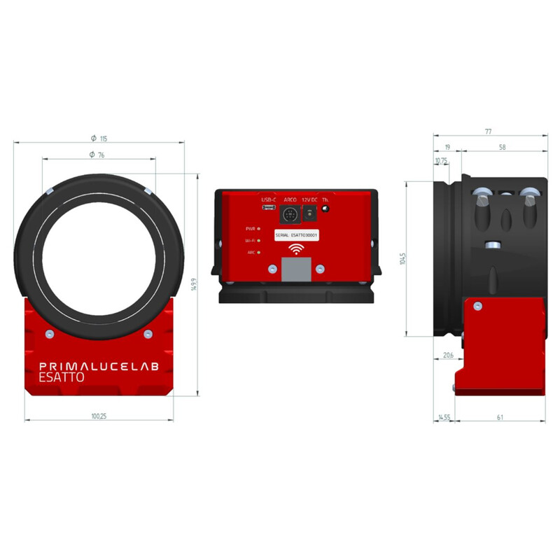 PrimaLuceLab Micro Focuser ESATTO 3" motorizat