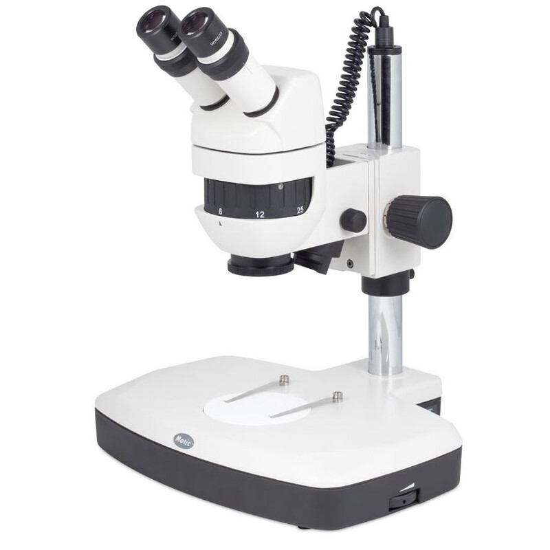 Motic Microscop stereo cu zoom K-400 L, Binocular, CMO, 6x-50x