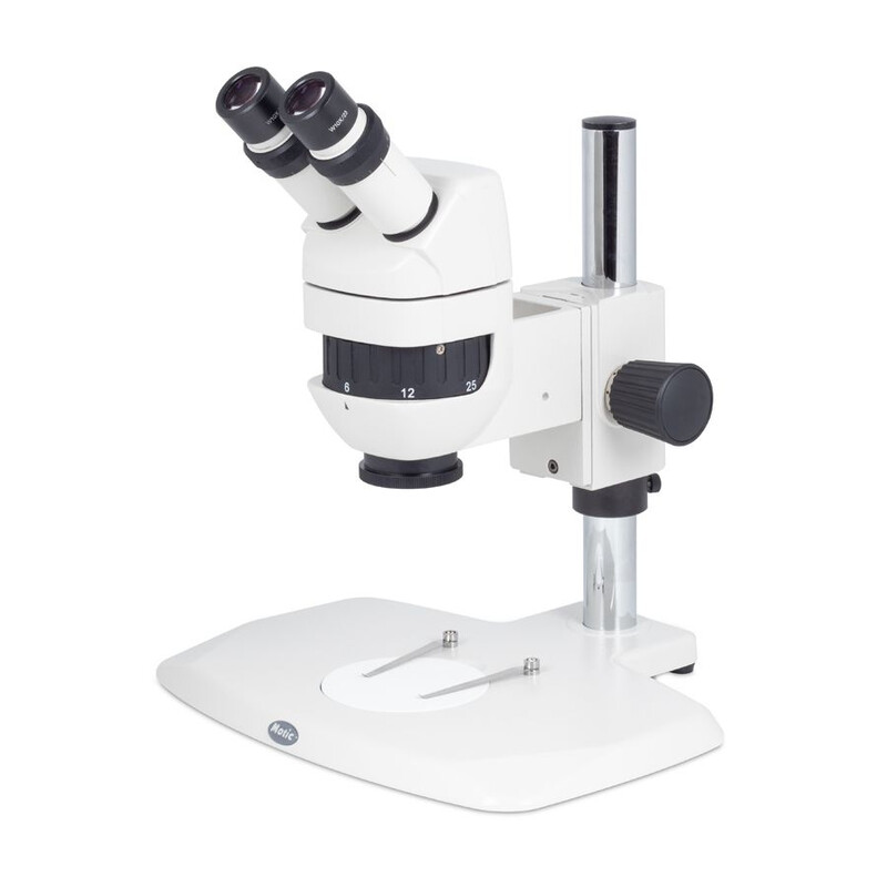 Motic Microscop stereo cu zoom K-400P, Binocular, CMO, fără Iluminare, 6x-50x