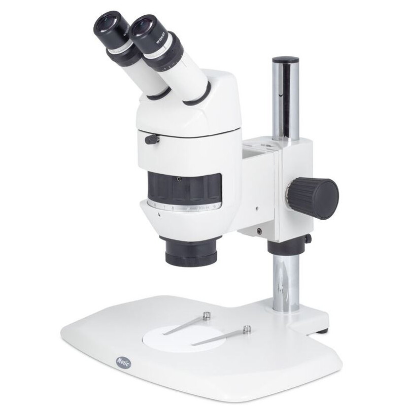 Motic Microscop stereo cu zoom K-700P, Binocular, CMO, fără Iluminare, 10x-52x