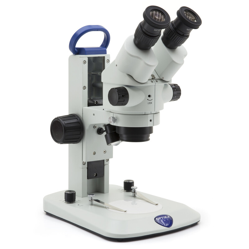 Optika Microscopul stereoscopic SLX-2, Lumina reflectată și transmisă, zoom, 7-45x, LED, bino