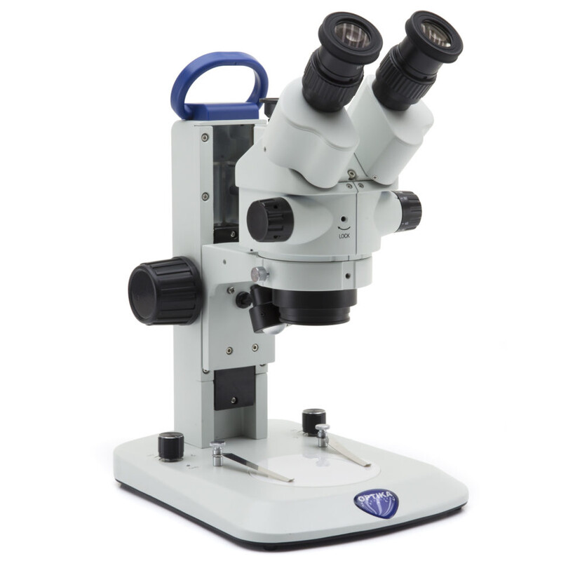 Optika microscopul stereoscopic zoom SLX-3, 7-45x zoom, LED, l.d.100mm, trino