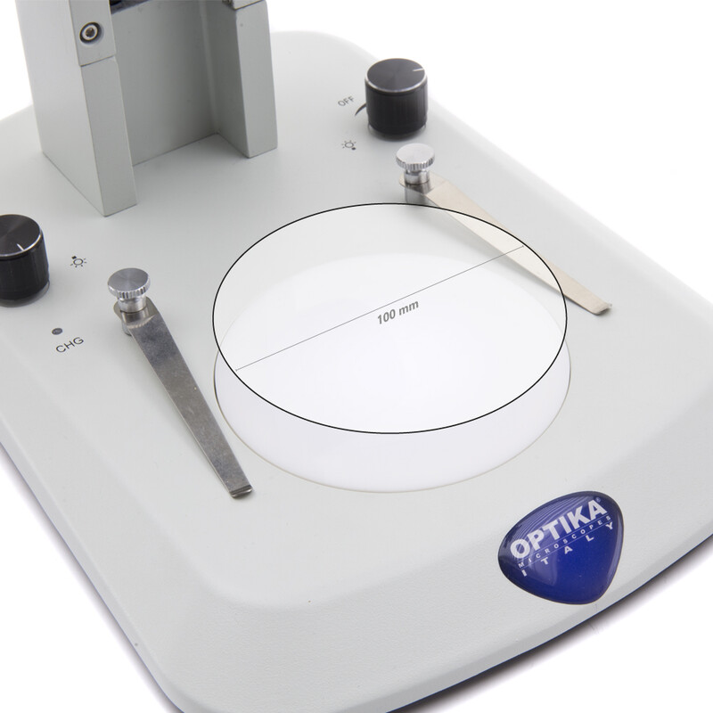 Optika microscopul stereoscopic zoom SLX-3, 7-45x zoom, LED, l.d.100mm, trino