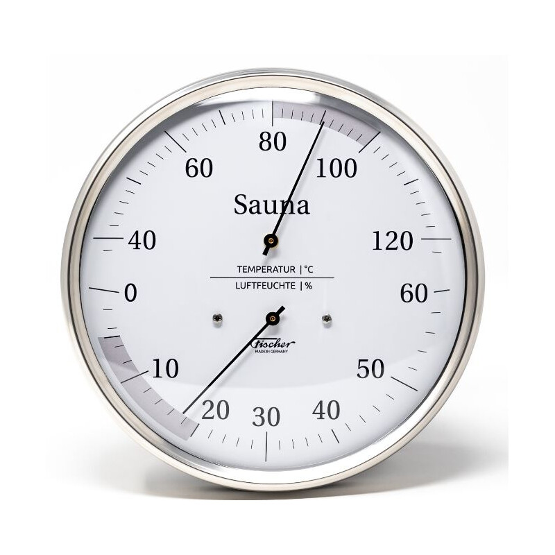Fischer Statie meteo Sauna-Thermohygrometer 130 mm