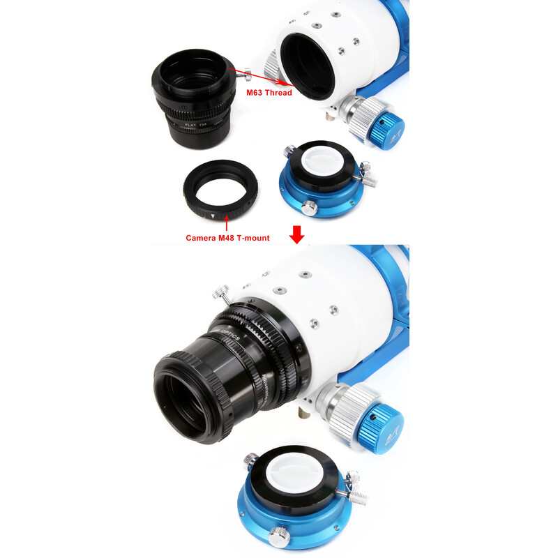 William Optics Flattener Flat73A pentru ZenithStar 73