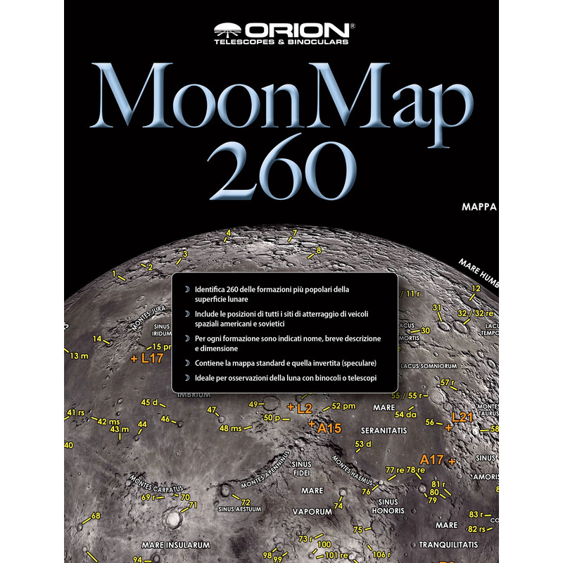 Orion Atlas Moon Map 260