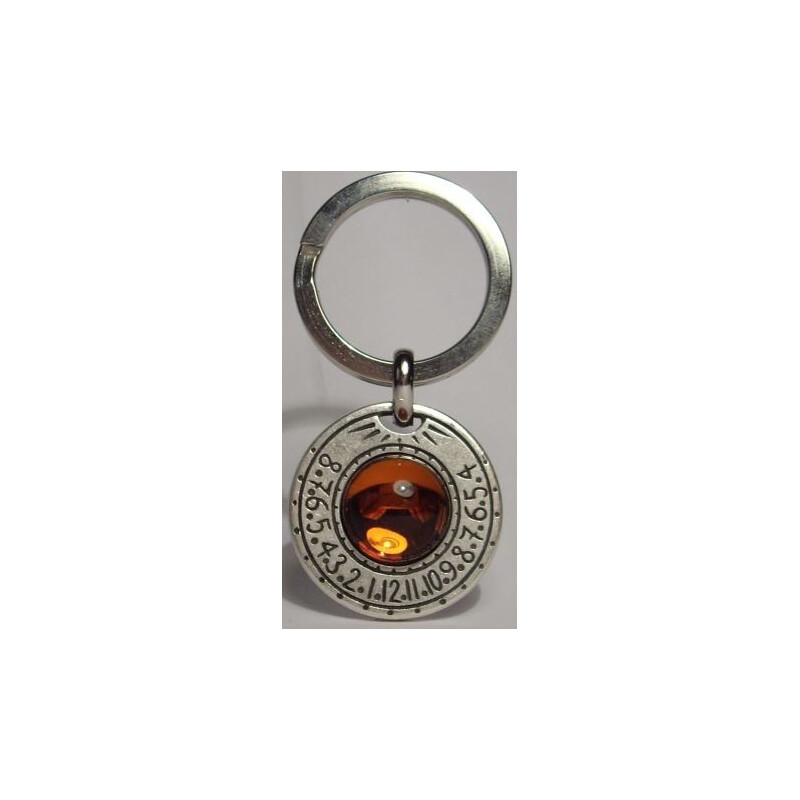 Ragalaxys Inel cheie Saturn Sundial Topaz