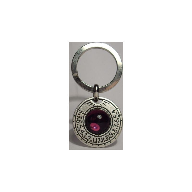 Ragalaxys Inel de chei Saturn Sundial Amethyst