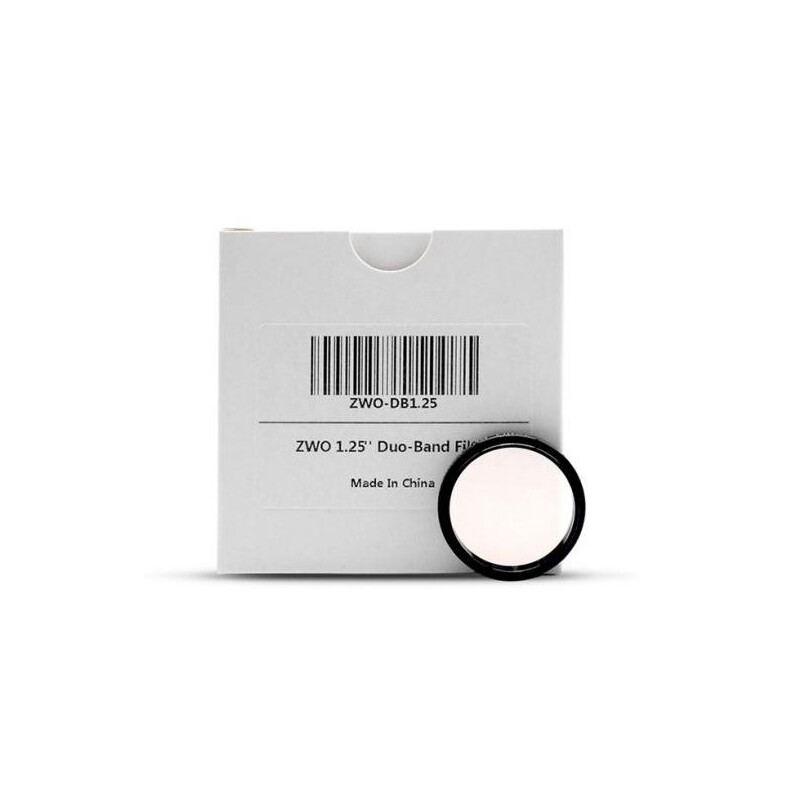 ZWO Filtre Duo-bandă 1,25"