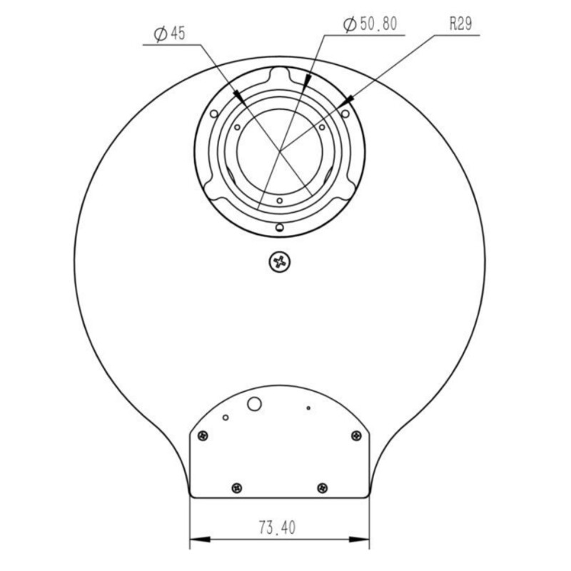 QHY Roata filtre Roată de filtrare CFW3M-US 7x 36 mm