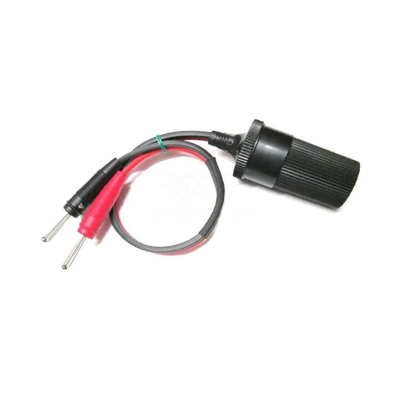 TS Optics Cablu adaptor de 12 V de la fișa banană la priza pentru brichetă