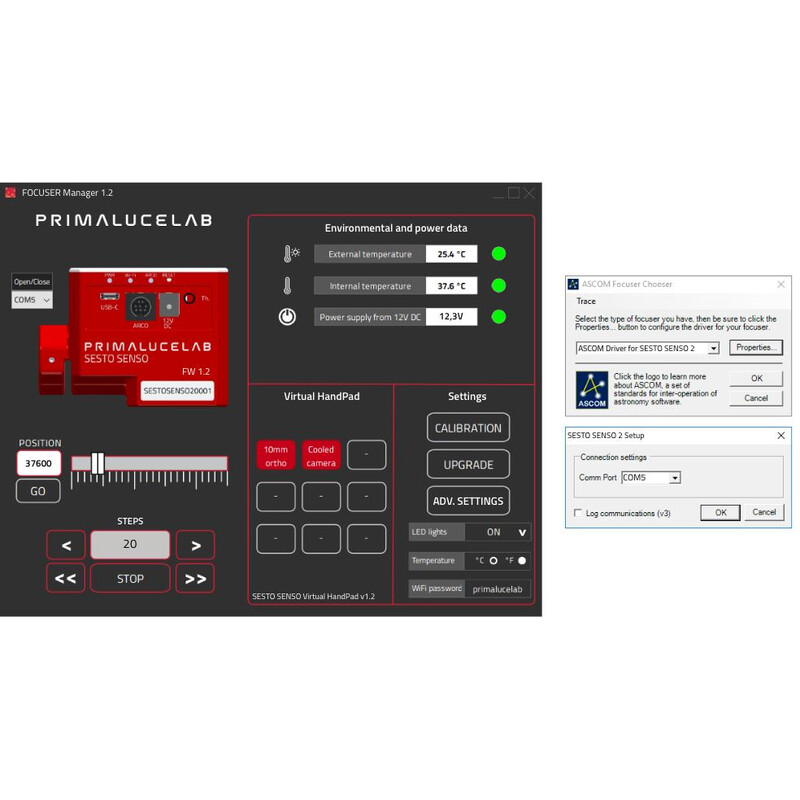 PrimaLuceLab Motor de focaliare robotic SESTO SENSO 2