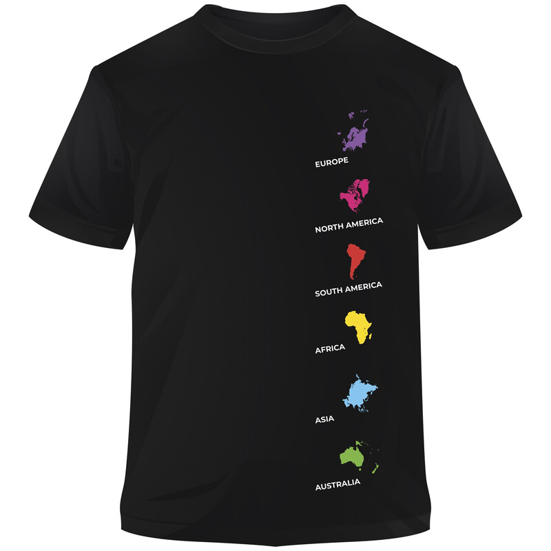 Stiefel T-Shirt Continentele lumii M
