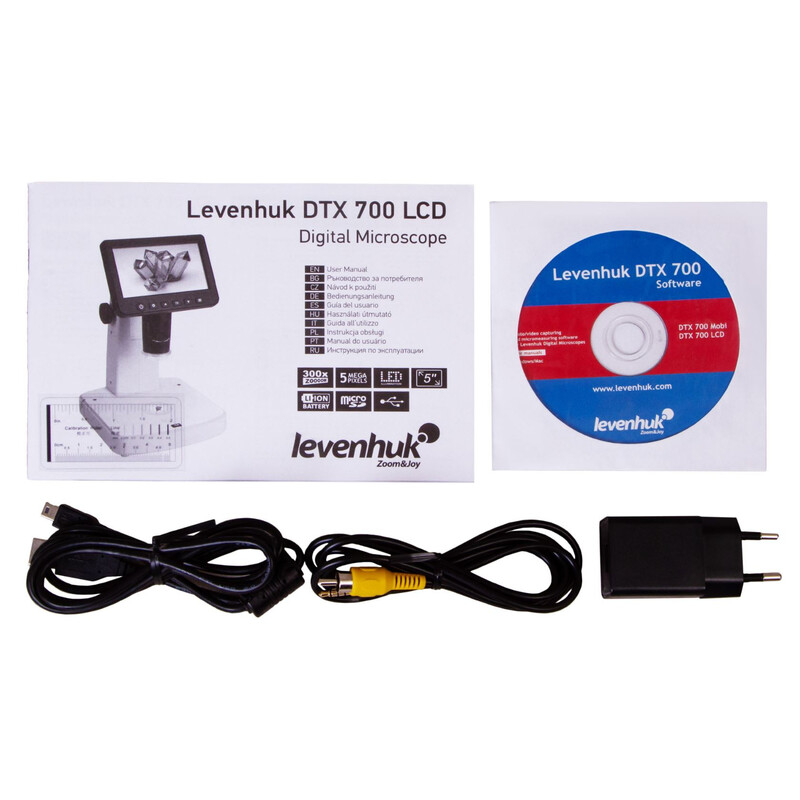 Levenhuk Microscop DTX 700 LCD 10-300x 5MP LED