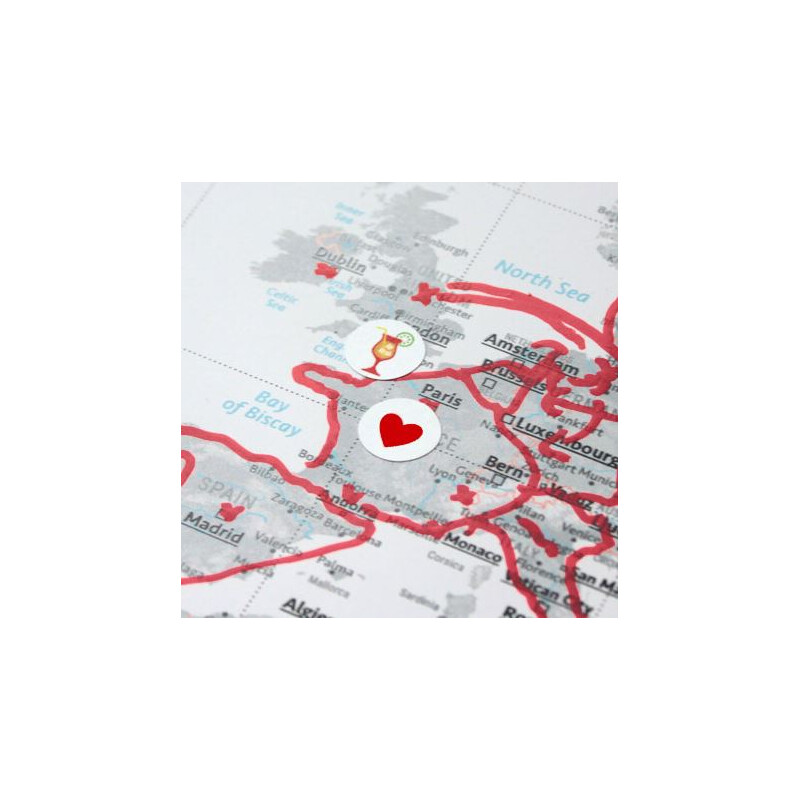 Marmota Maps Autocolante pentru Harti ale lumii