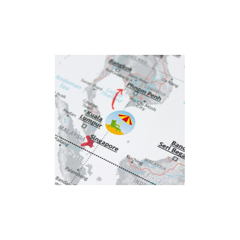 Marmota Maps Autocolante pentru Harti ale lumii