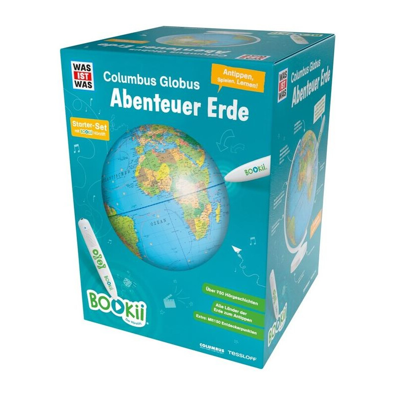 Tessloff-Verlag BOOKii Globus mit Stift 34cm