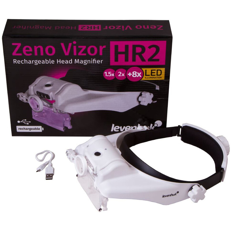 Levenhuk Lupa Zeno Vizor HR2 rechargeable