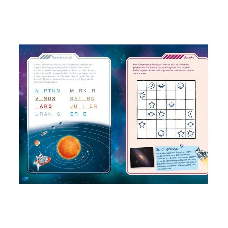 Tessloff-Verlag Micul maior Tom. Puzzle distractiv Planet