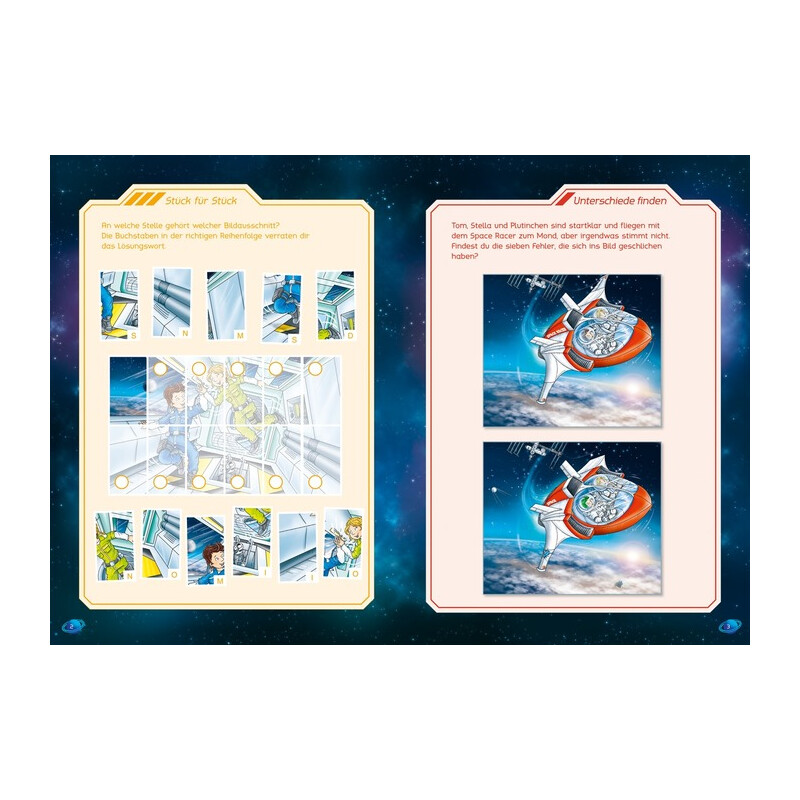 Tessloff-Verlag Micul maior Tom. Puzzle distractiv cu Luna