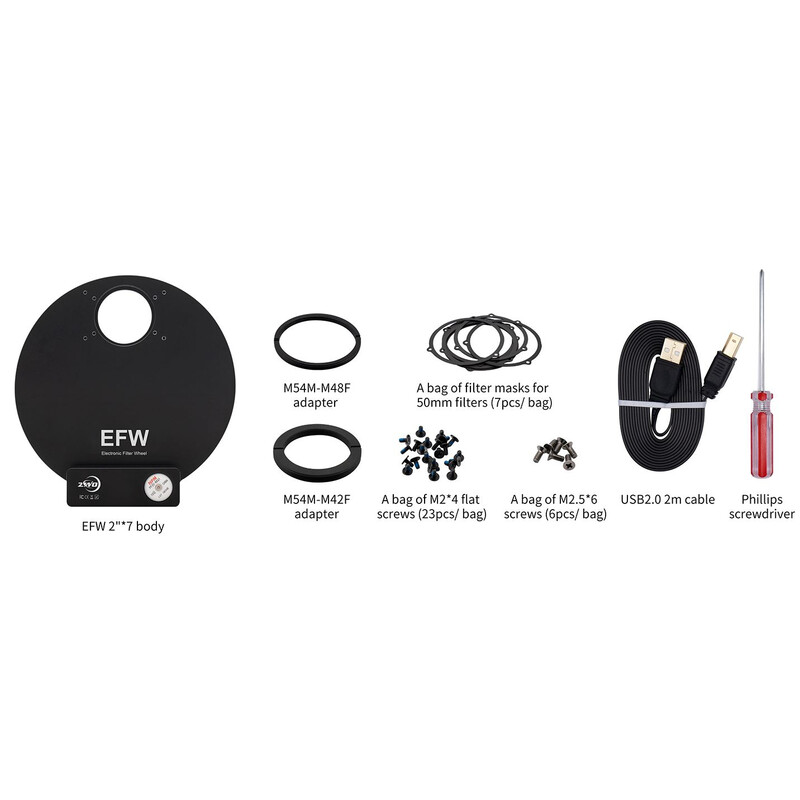 ZWO Roata filtre EFW 7x 2"