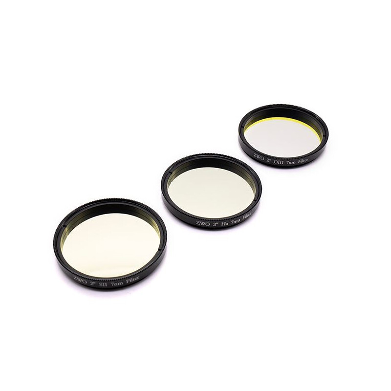 ZWO Filtre Narrowband Filter Set H-alpha, SII, OIII 2"