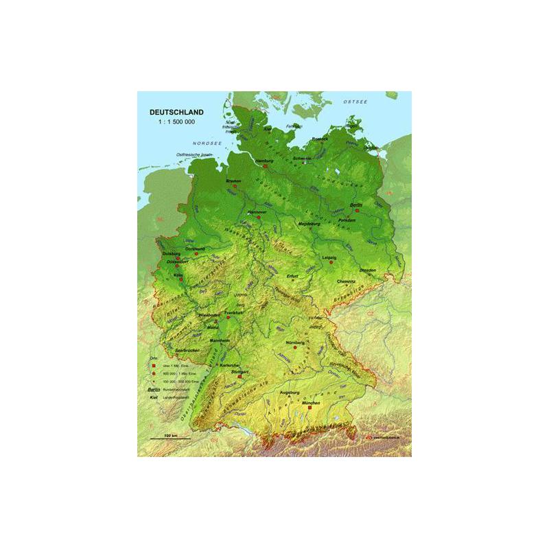 MBM Systems Harta Hartă 3D Germania