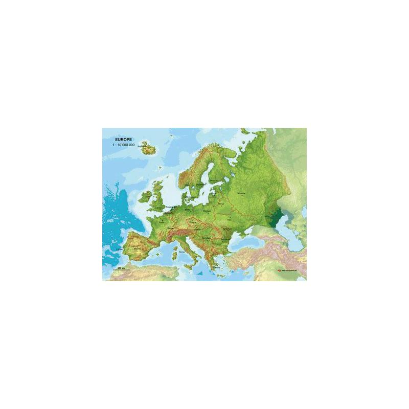 MBM Systems Harta continent Hartă 3D  Europa