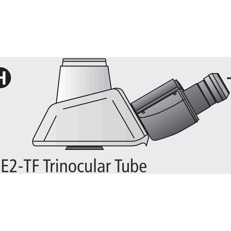 Nikon E2-TF, trino, tube, E200, 30°, 47-75 mm, 100/0, 0/100, 360°