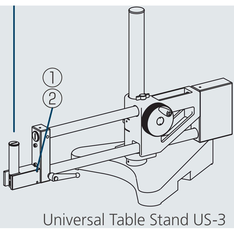 Nikon Stativ suspendat simplu US-3, Stand Universal cu AM Arms dublu, pentru C-FMAN sau SM Focusing Mount