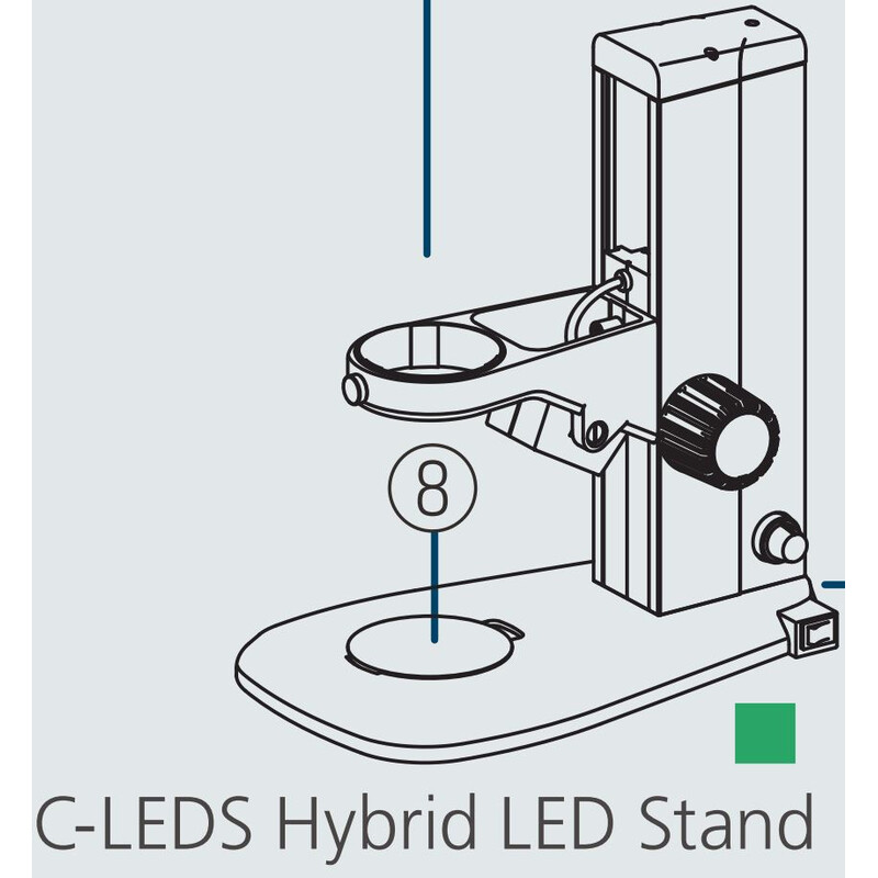 Nikon Braţ fix C-LEDS, Stand LED, lumină incidentă și transmisă
