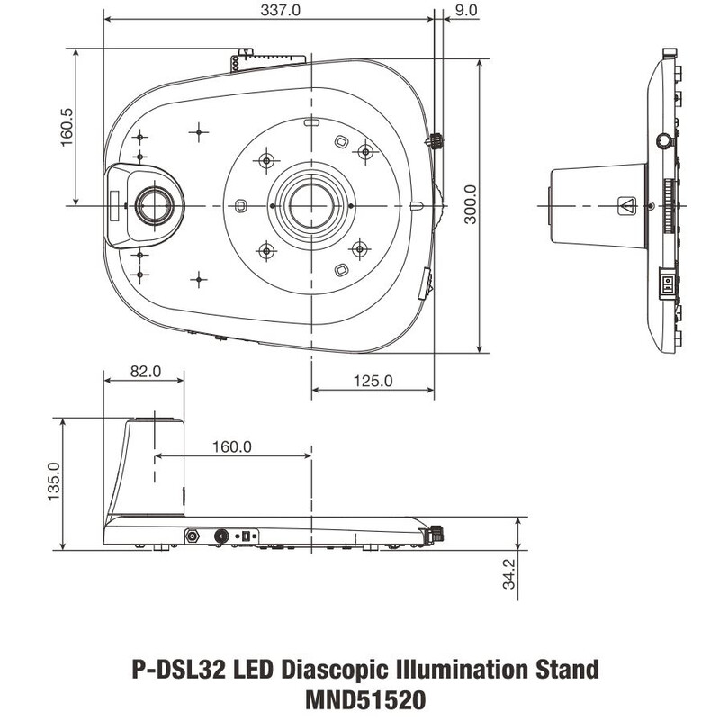 Nikon Stativ coloana P-DSL32 LED Plain Base pentru lumină transmisă cu stâlp