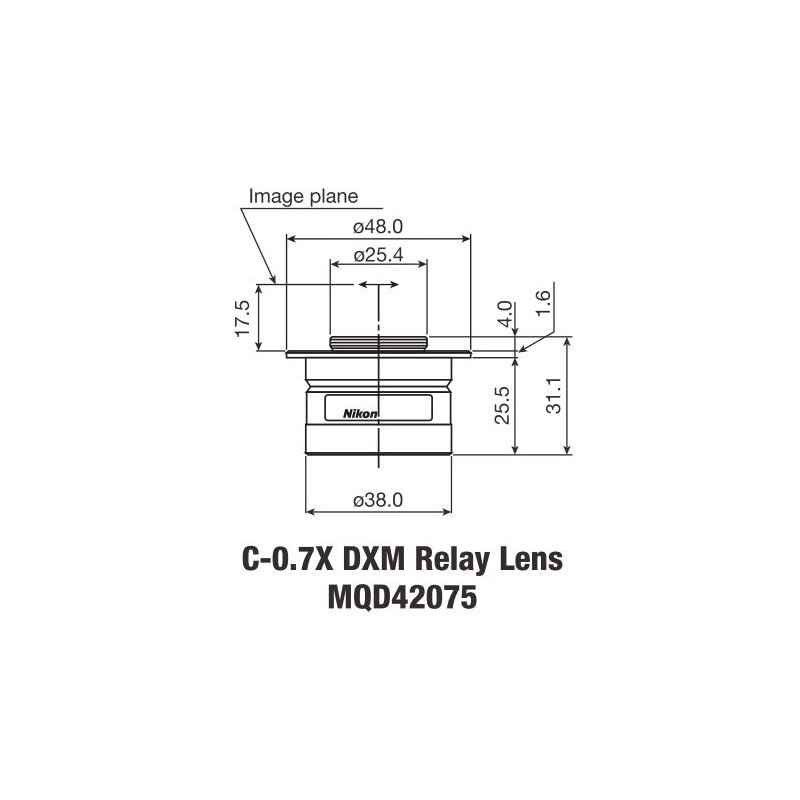 Nikon Adaptoare foto C-Mount TV Adapter 0,7 x