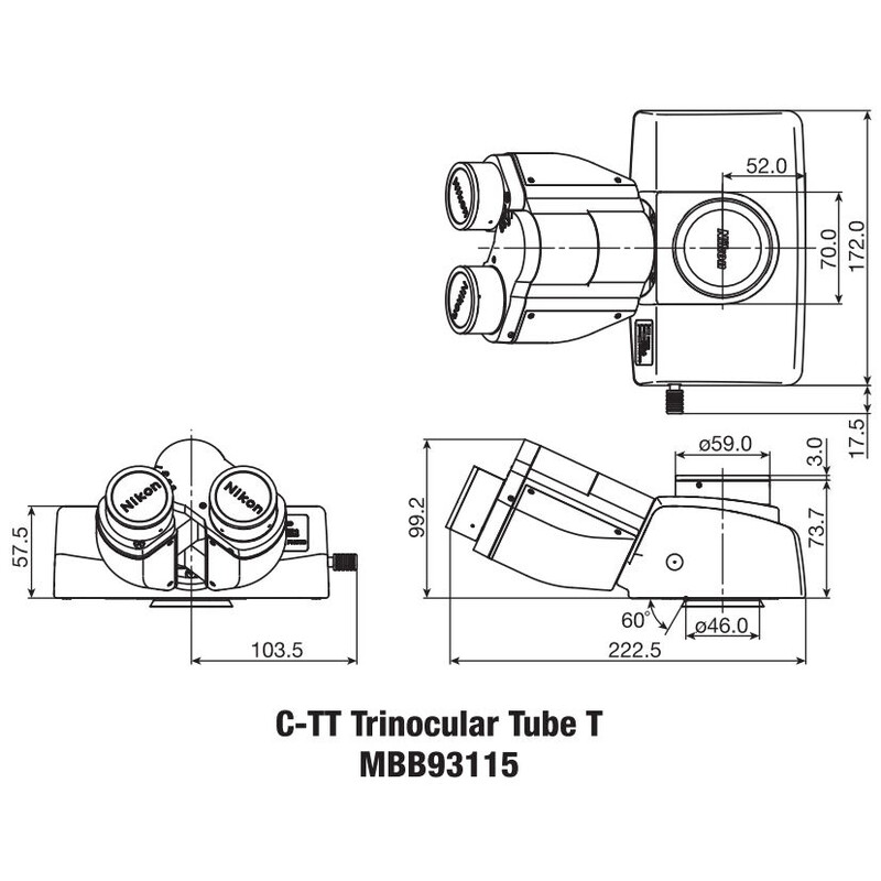 Nikon C-TT Tub trinocular T