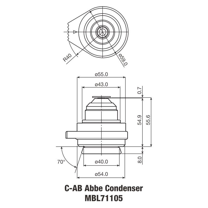 Nikon Condensator C-C Abbe (N.A. 0.90)